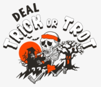 Jonerror='this.onerror=null; this.remove();' XYZ Deal Trick Or Trot - Skull, HD Png Download, Transparent PNG